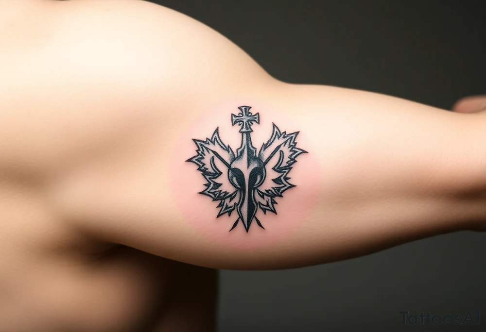 Irish strength and family tattoo idea
