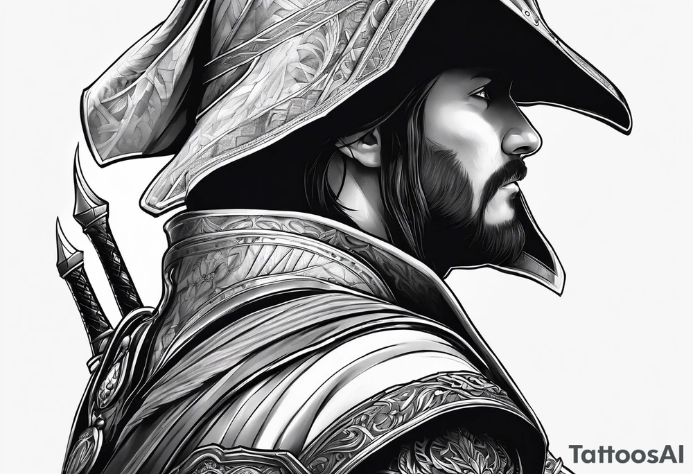 assassin creed shoulder tattoo tattoo idea