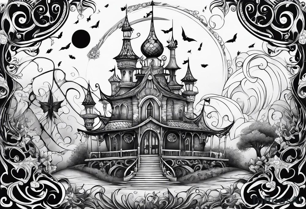 Tim burton tattoo idea