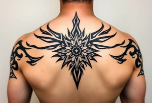 Extra large 
Female full back tattoo garden of eden tattoo idea