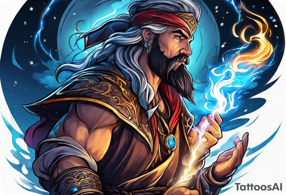 Stormfather mage tattoo idea