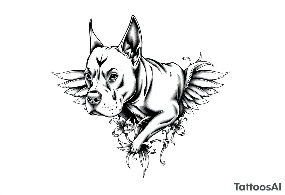 PITBULL tattoo idea