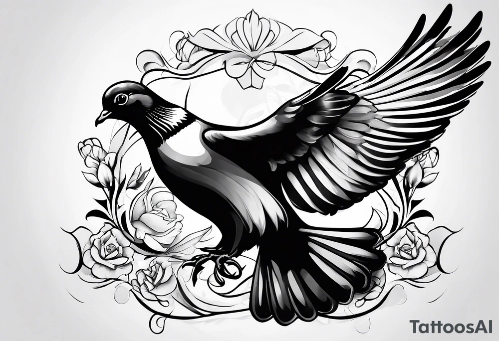 Pigeon tattoo idea