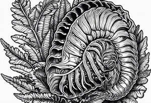 Trilobite fern tattoo idea