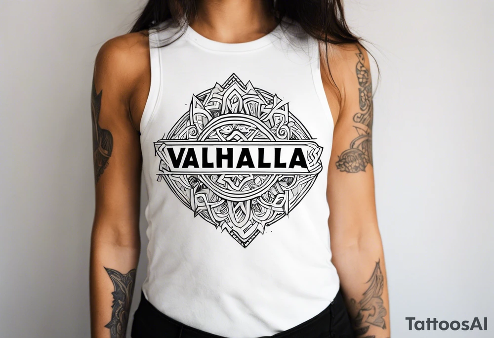 Valhalla tattoo idea