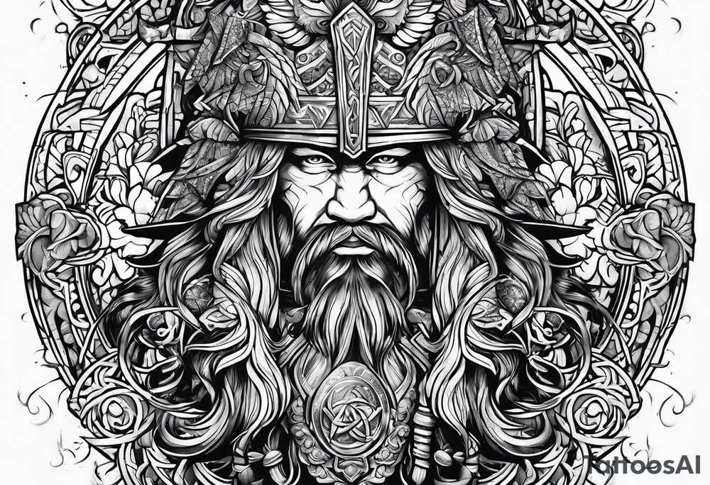Lighting hammer tattoo idea