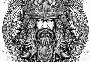 Lighting hammer tattoo idea