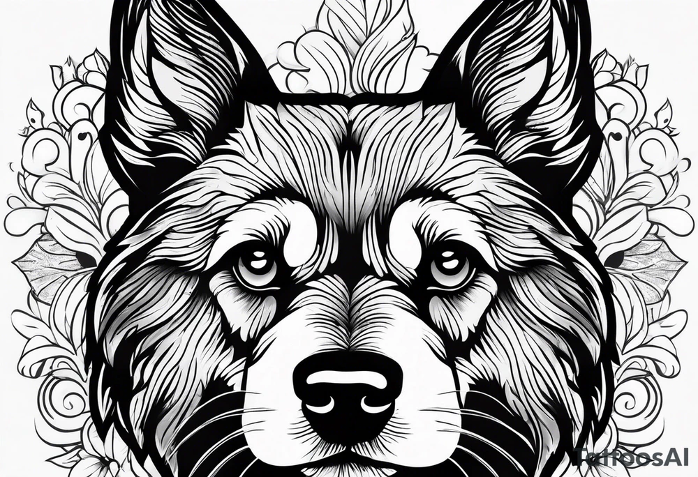 Paw print tattoo idea