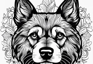 Paw print tattoo idea