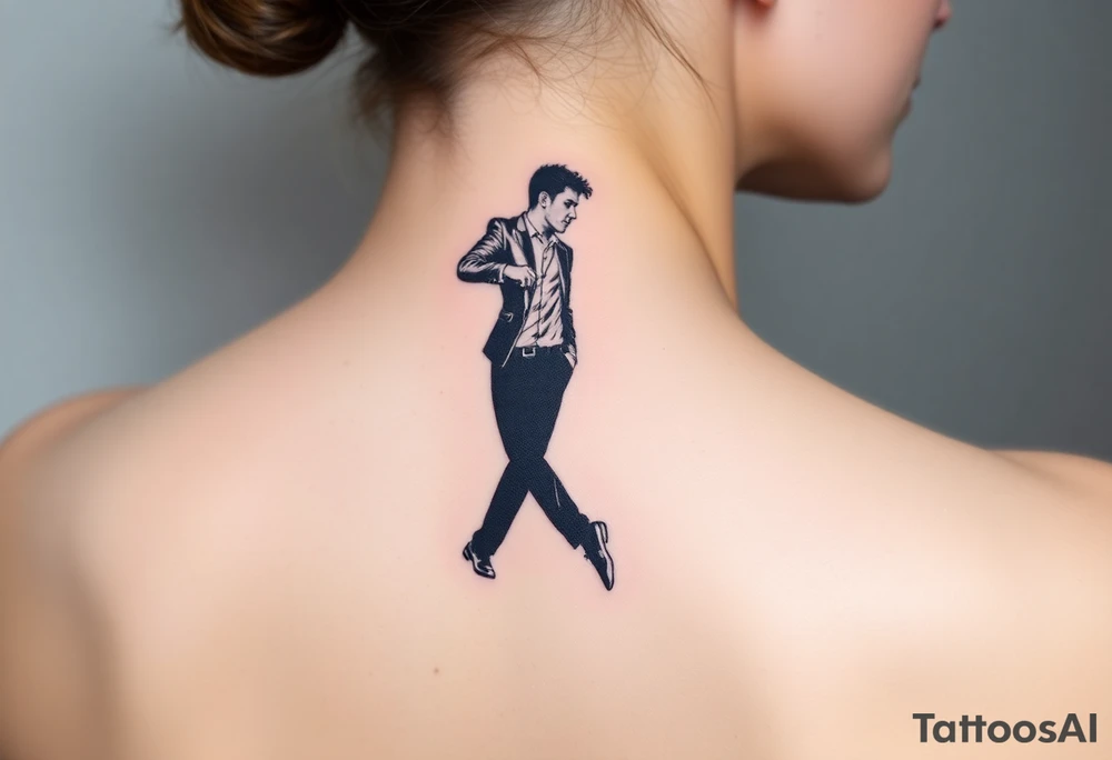 Rick Astley's  Dance Pose tattoo idea