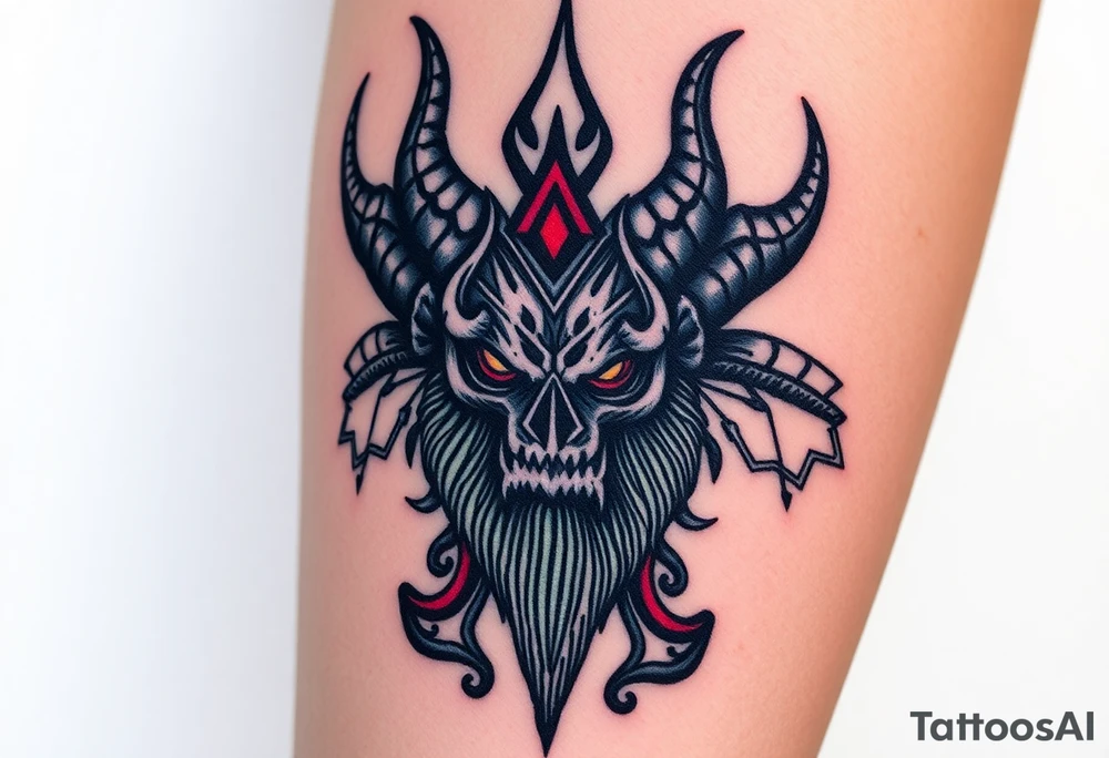 Sheogorath prince of madness from elder scrolls tattoo idea