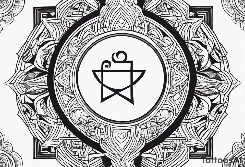 Love, source, abundance, Gemini symbol tattoo idea
