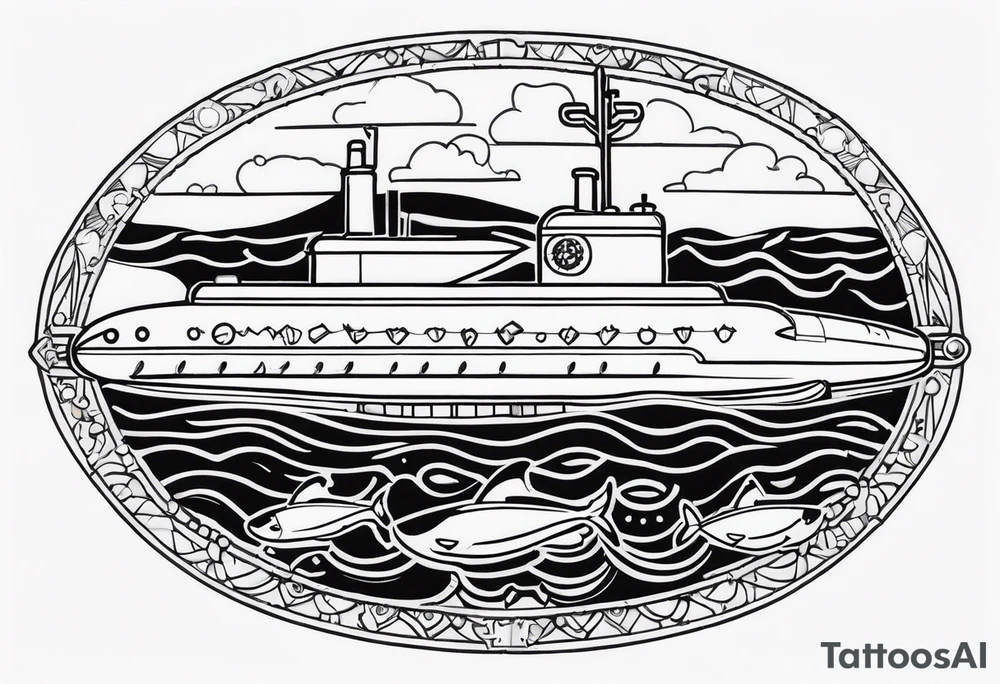 submarine tattoo idea