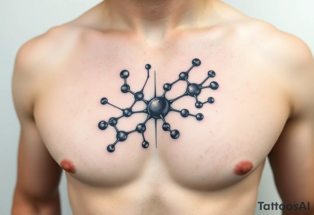 molecular structure tattoo idea