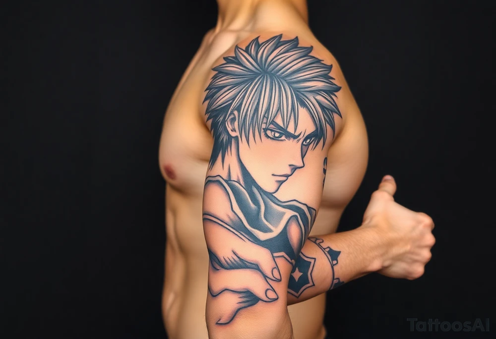 Anime characters toga aura tattoo idea