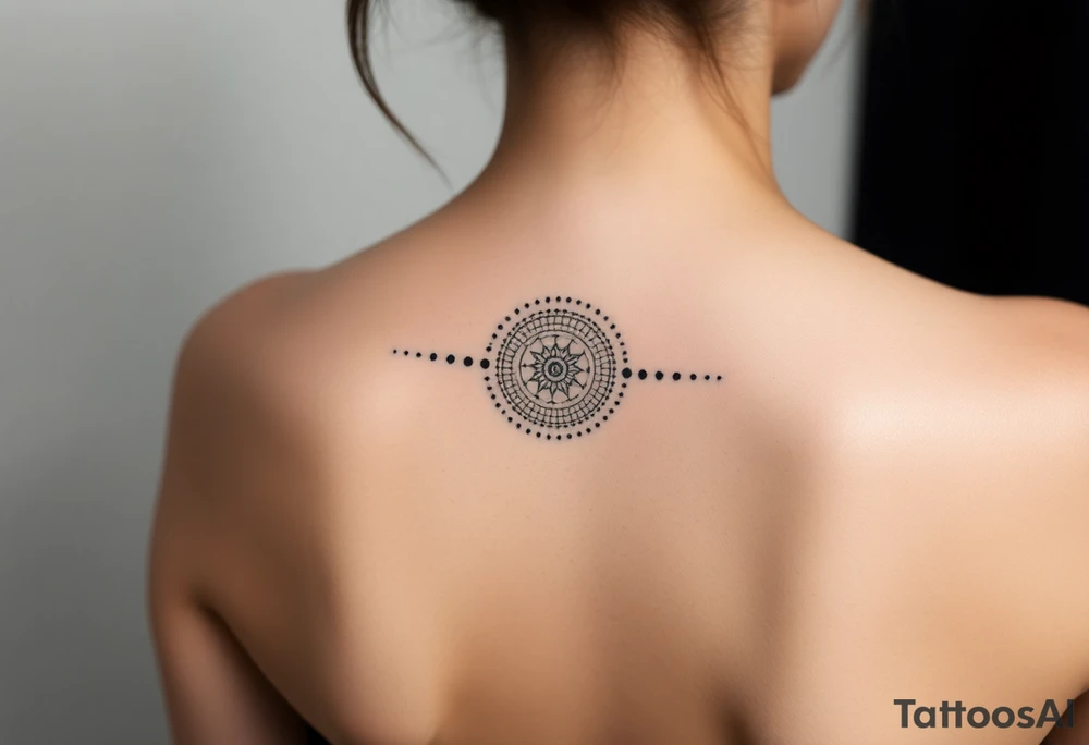 Natal burthchart tattoo idea