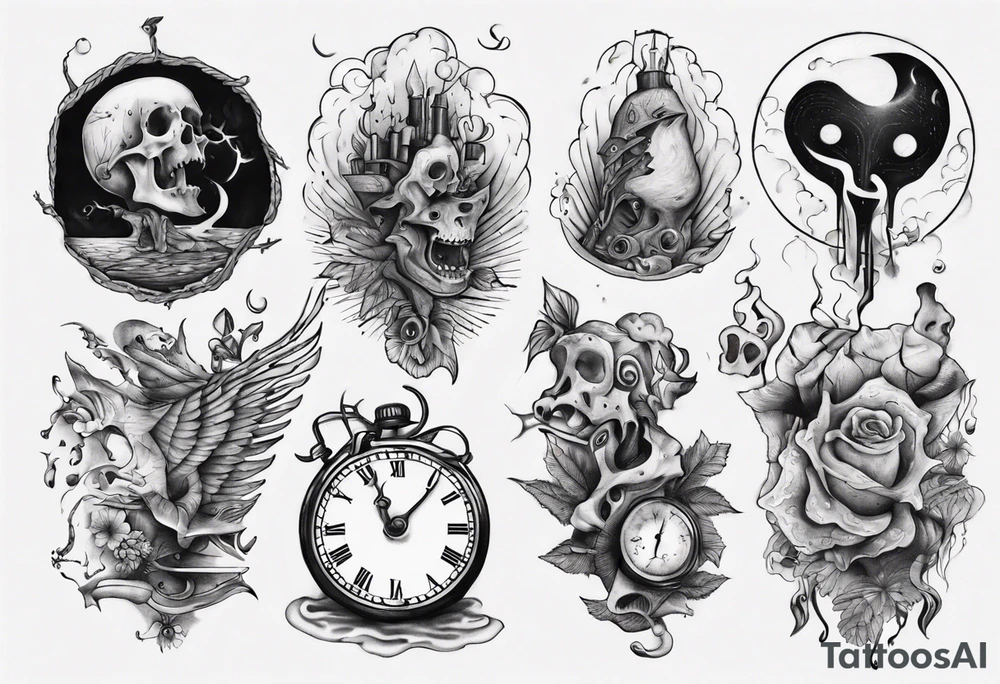 we have little time left tattoo idea