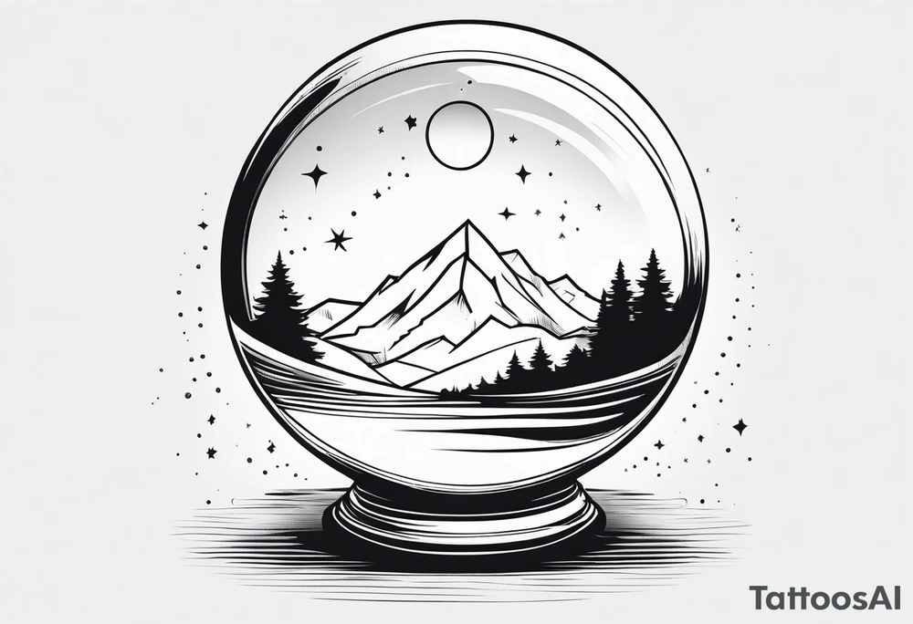 Crystal Ball tattoo idea