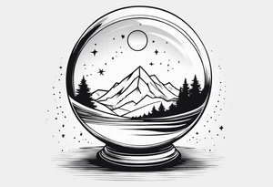 Crystal Ball tattoo idea