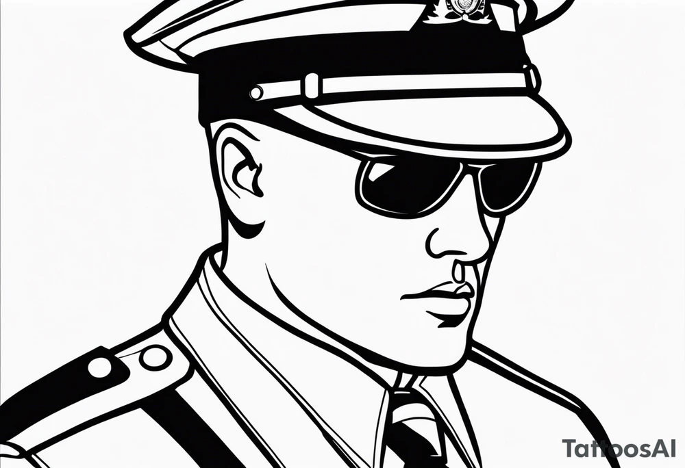 policeman tattoo idea