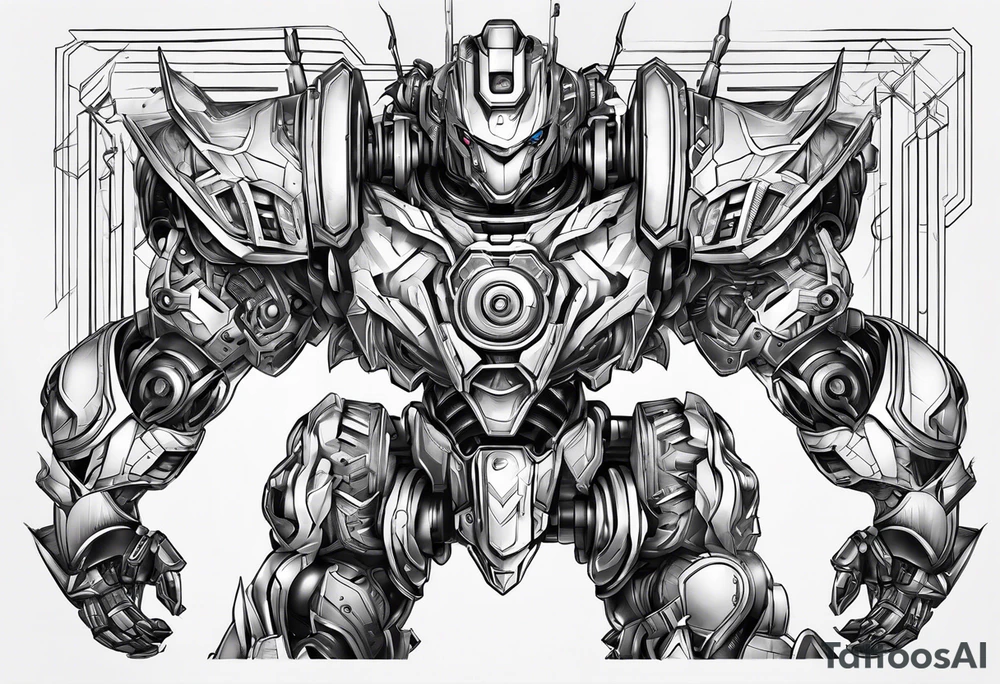 Robot tattoo idea