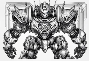 Robot tattoo idea