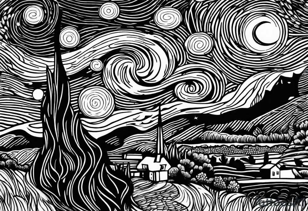 Van Gogh tattoo idea