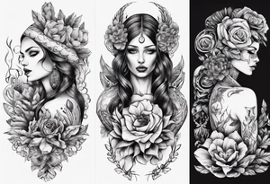 Beautiful Ukrainian Woman tattoo idea