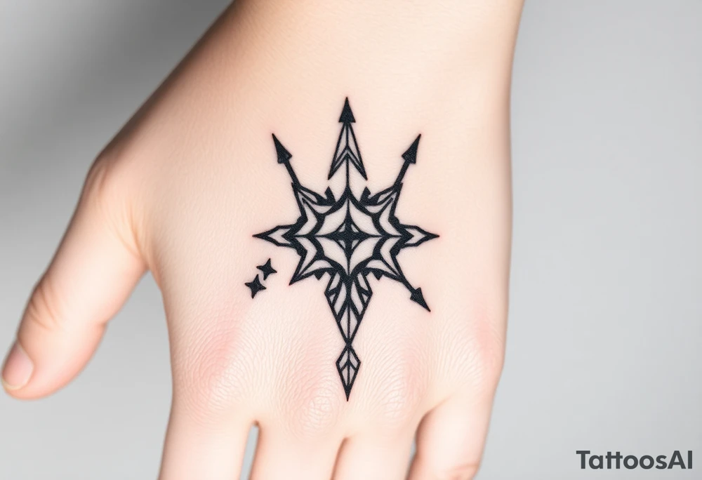 Simple nature or Norse themed, going up the fingers and down the wrist. tattoo idea