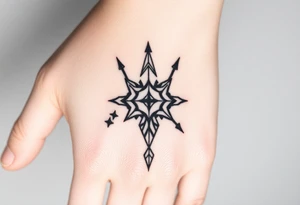 Simple nature or Norse themed, going up the fingers and down the wrist. tattoo idea