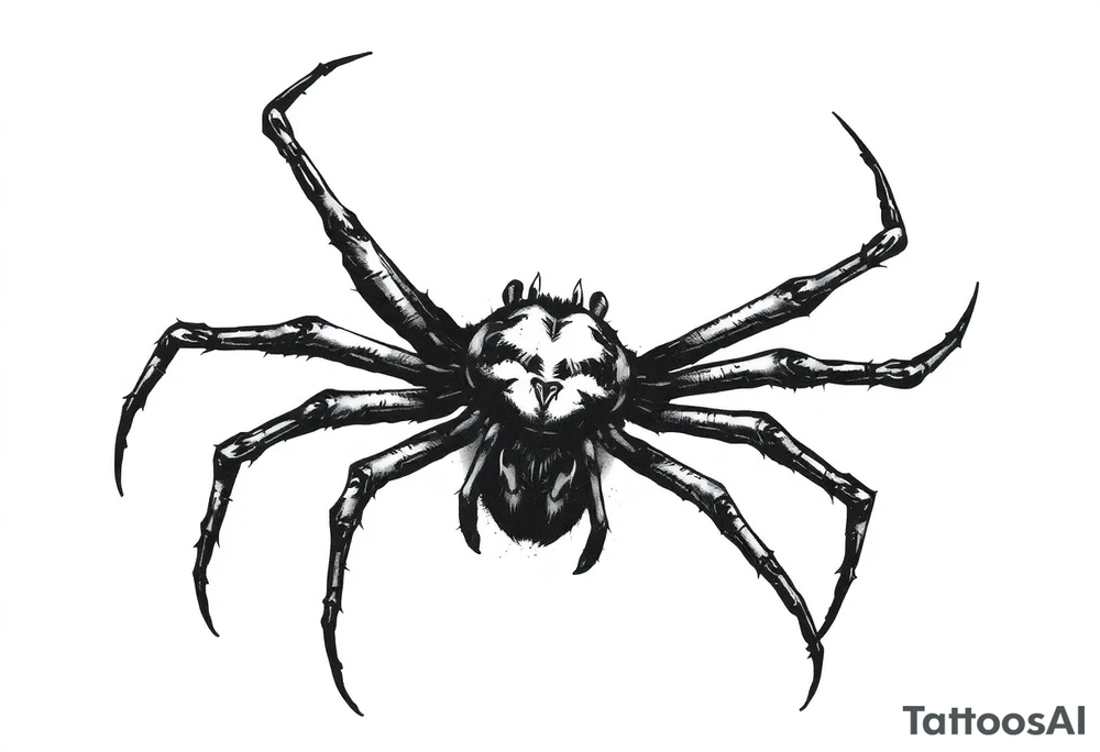 Spider tattoo idea
