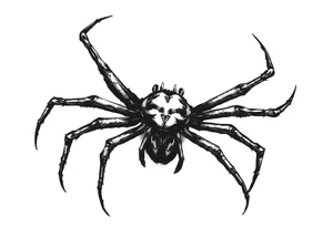 Spider tattoo idea