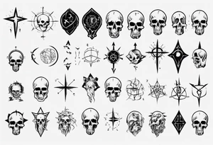Combine science with Jesus, nothing satanic 
or skulls tattoo idea