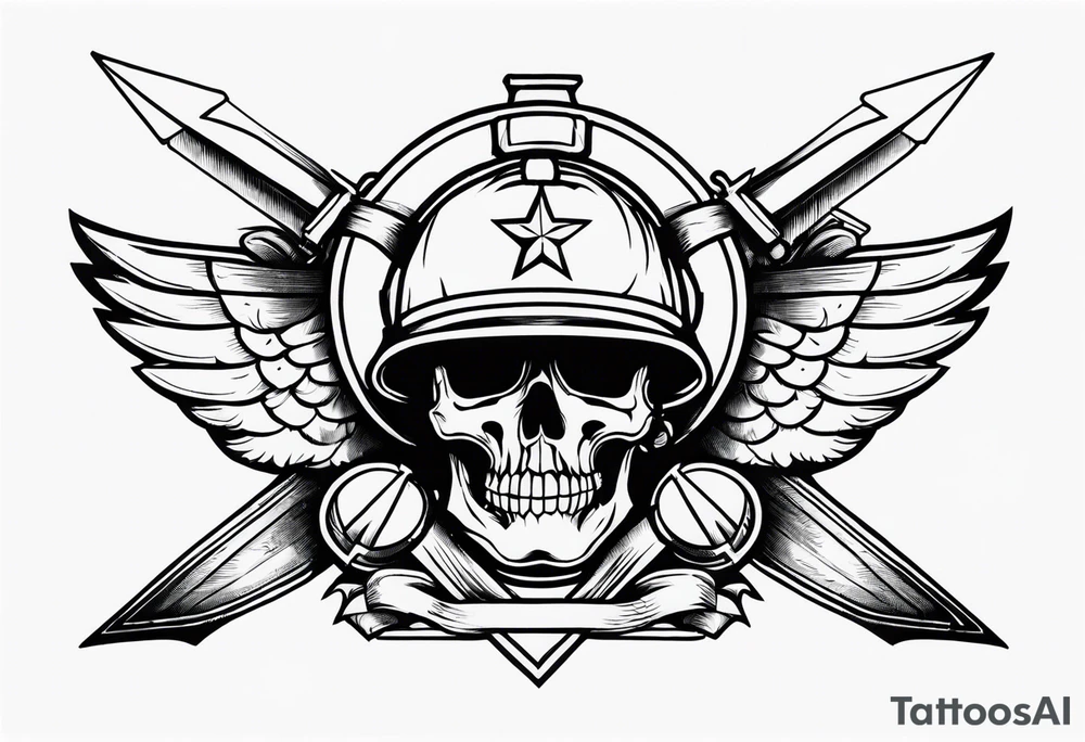 Military sleeve tattoo idea