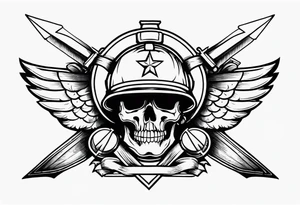 Military sleeve tattoo idea