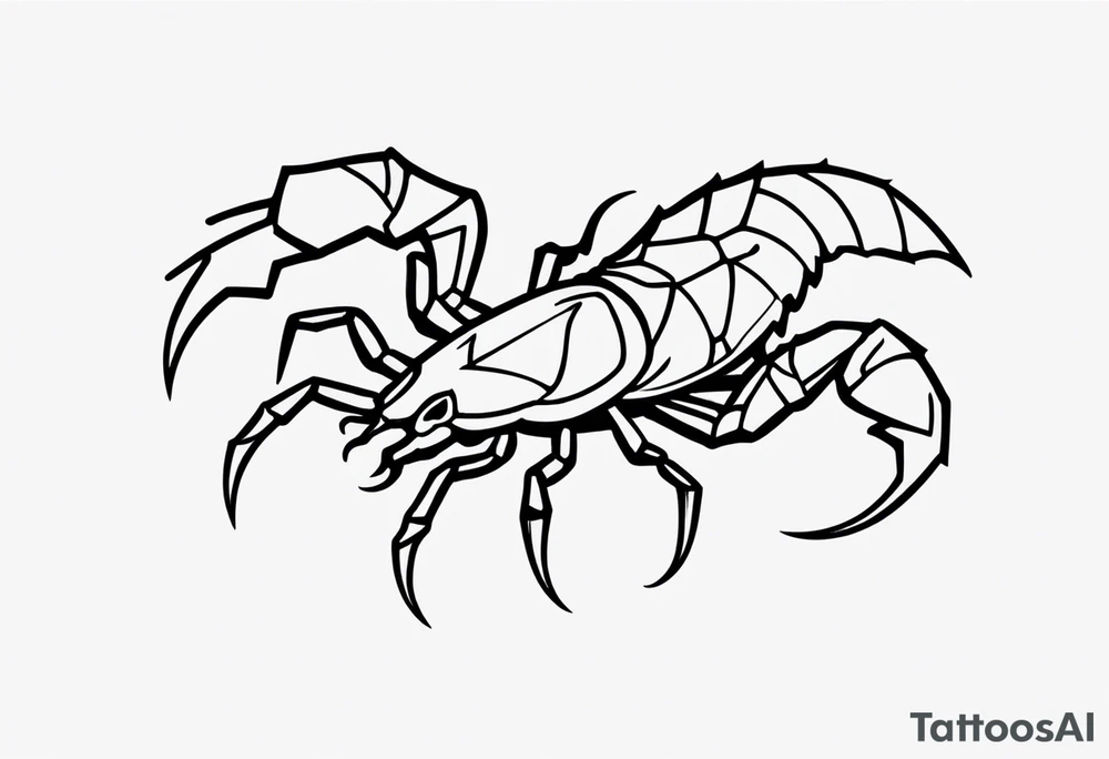scorpion tattoo idea