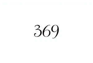 369 tattoo idea