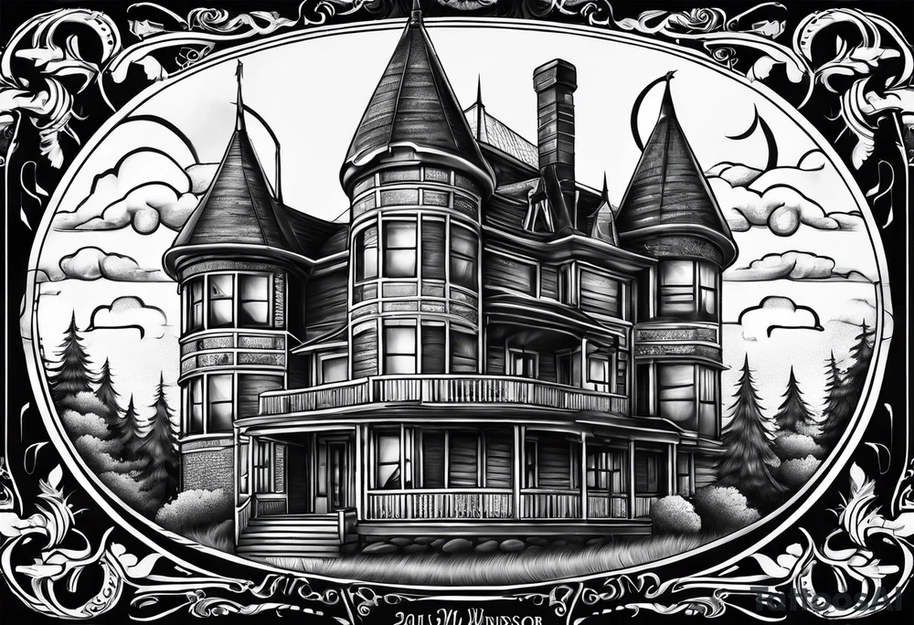 Windsor Canadian whiskey tattoo idea