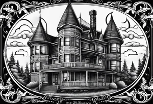 Windsor Canadian whiskey tattoo idea