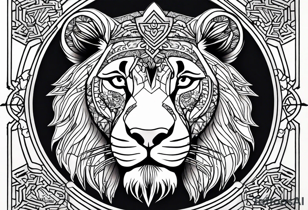 Lion king tattoo idea