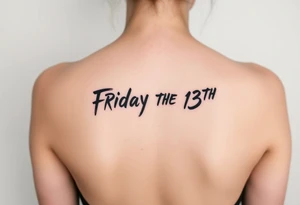 Friday the 13th horror tattoo tattoo idea