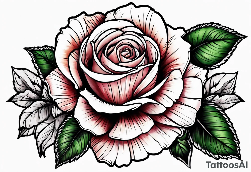 Rose on the prairie tattoo idea