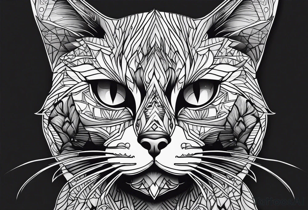 Black Cat tattoo idea
