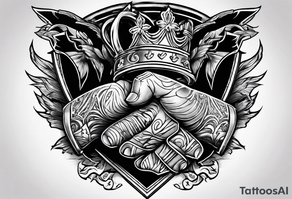 working class hero text with 20 pieces of silver and praying hands tattoo idea