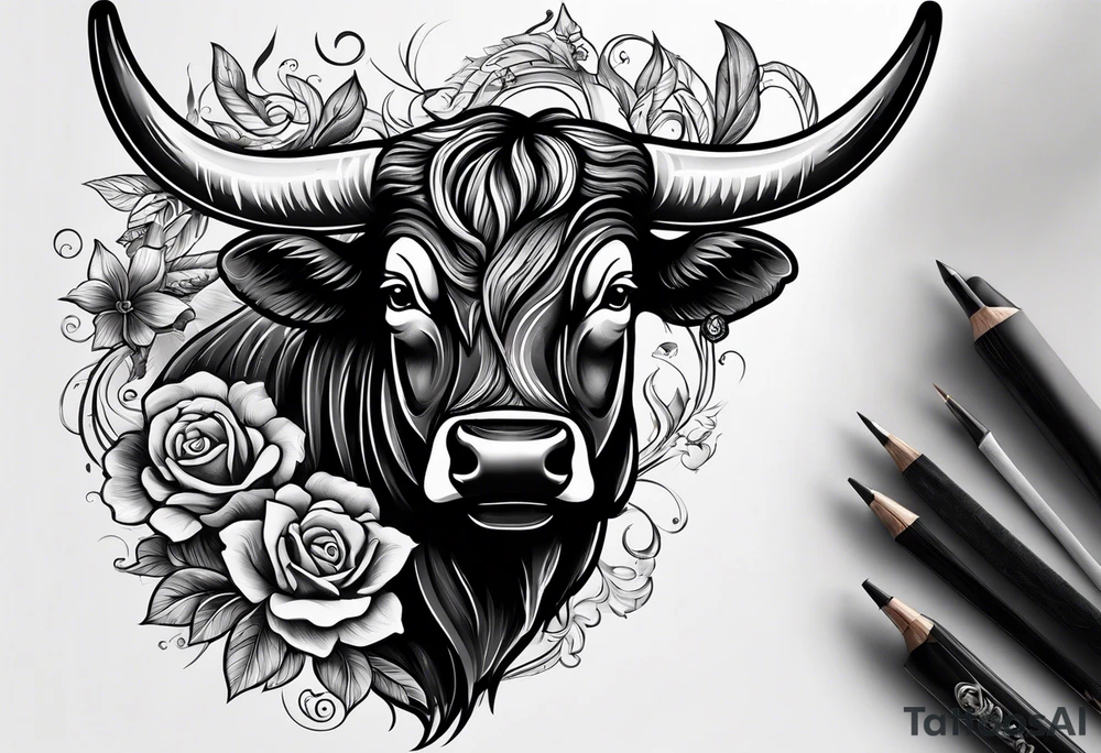 take the bull by its horns tattoo idea