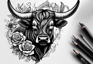 take the bull by its horns tattoo idea
