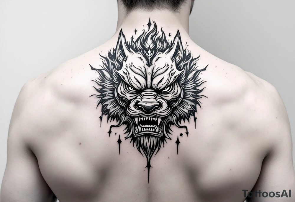 Foo dog tattoo idea