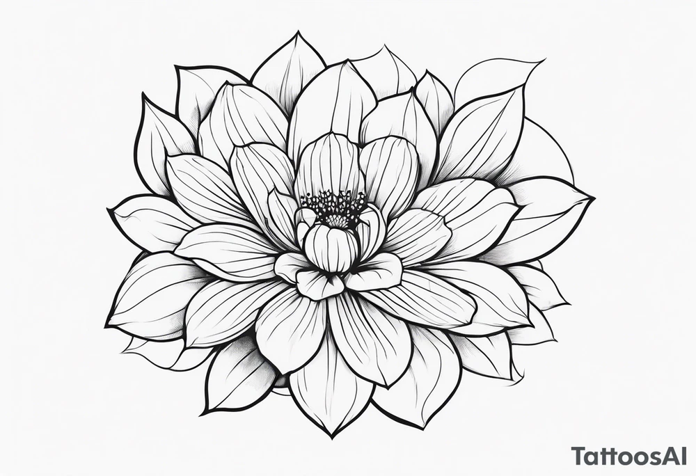 flor de lírio tattoo idea