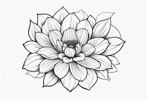 flor de lírio tattoo idea