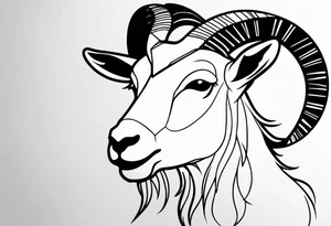 GOAT text tattoo idea
